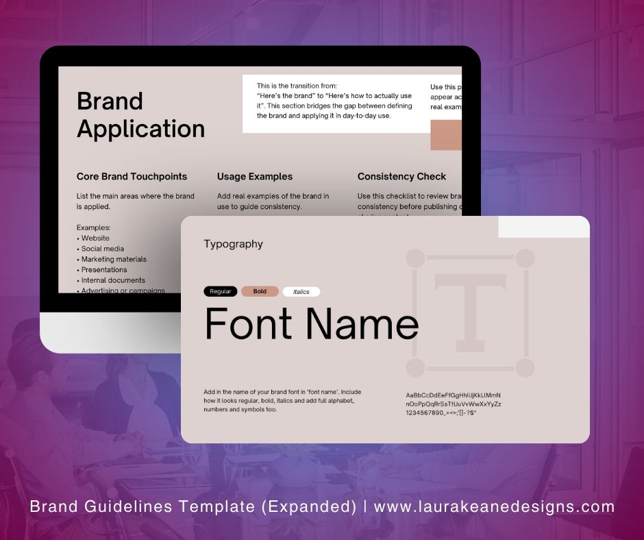 Brand Guidelines Template (Pro - Expanded)