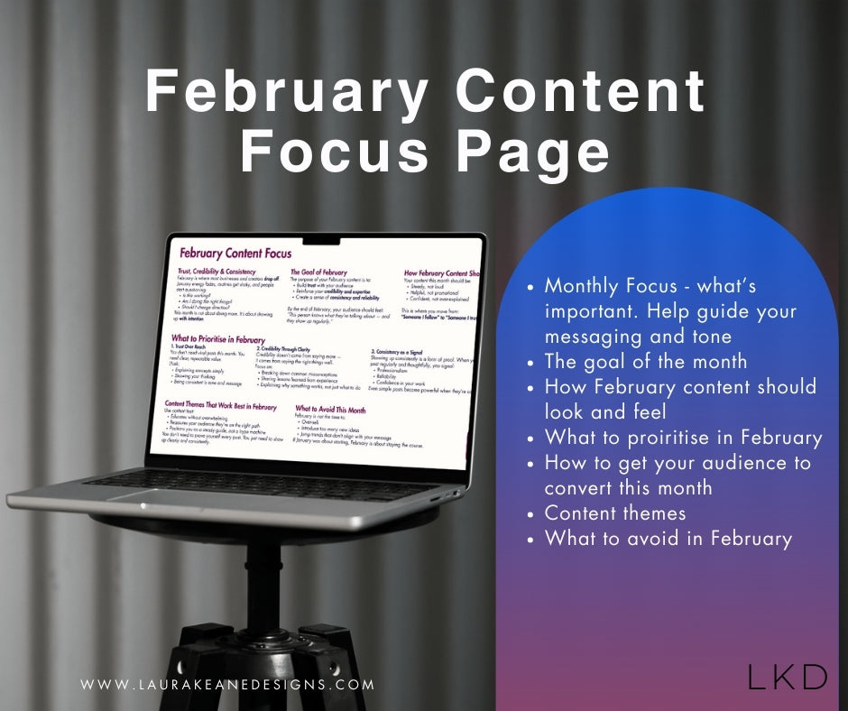 February Strategic Content Calendar